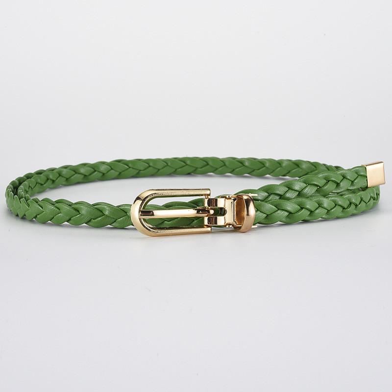 Chic Women's Pu Belt With Delicate Buckle Design Perfect For Dresses And Casual Wear