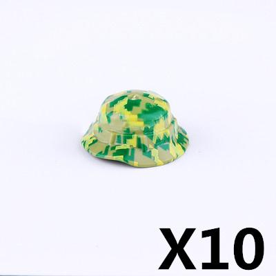 US Soviet British Soldier Figures Helmet M1ssh40 M3 Beret Military Accessories Building Blocks Toys For Children J004
