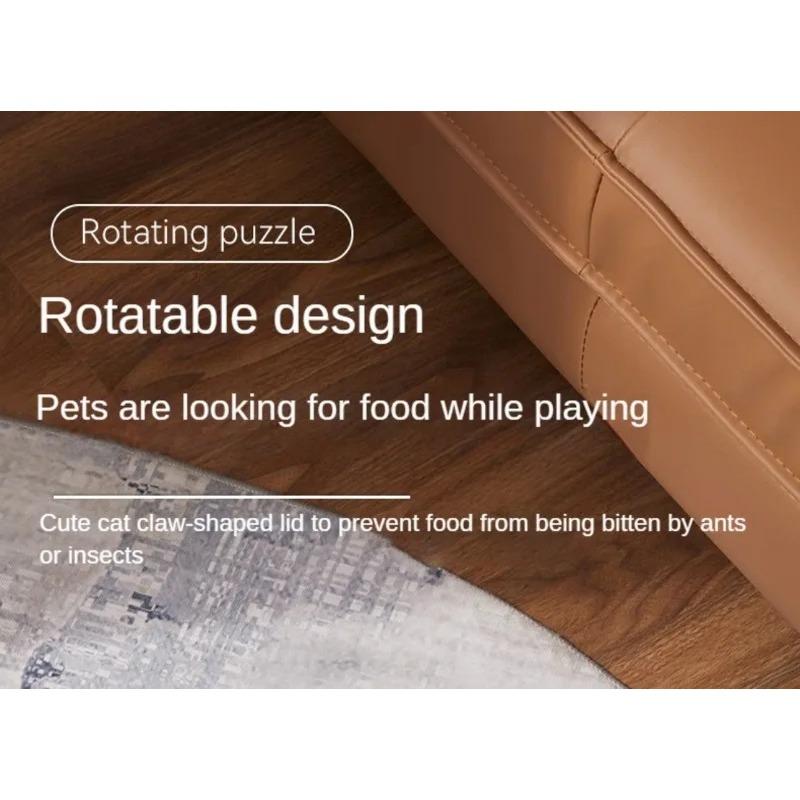 Classic Pet Slow Feeder Bowl Food Choking Cat Dog Bowl Puzzle Feeders Non Slip Food Feeding Dishes Healthy Pets Spin Board Pet Supplies