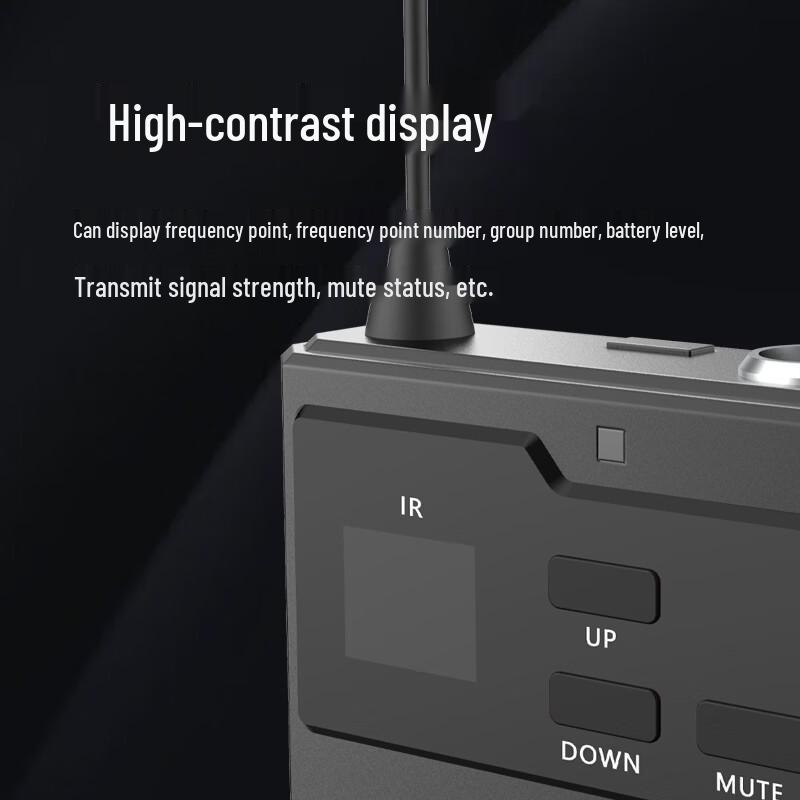 KRFIONTU Wireless Lapel Microphone for Conference Audio System (CN version)