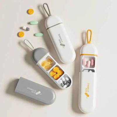 Dagelijkse medicijnorganizer Draagbare, nette en opgeruimde pillenbeheer Reispillendispenser Medicijndoos Duurzame, stevige zakpillendoos