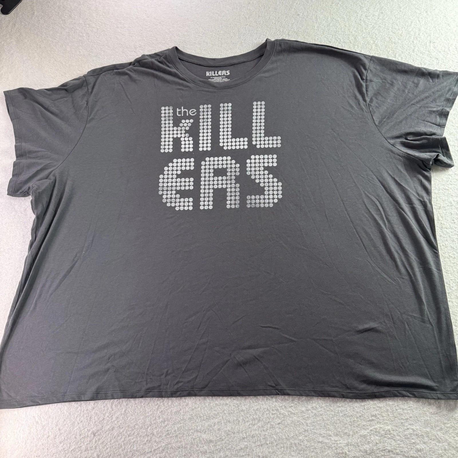 

Womens Retro Y2K The Killers Alt Rock Band T Shirt Size 6 Plus Size EUC L