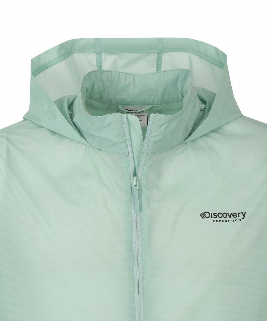 Discovery Expedition Men'S Freshvent Hooded Windbreaker (L/Mint)