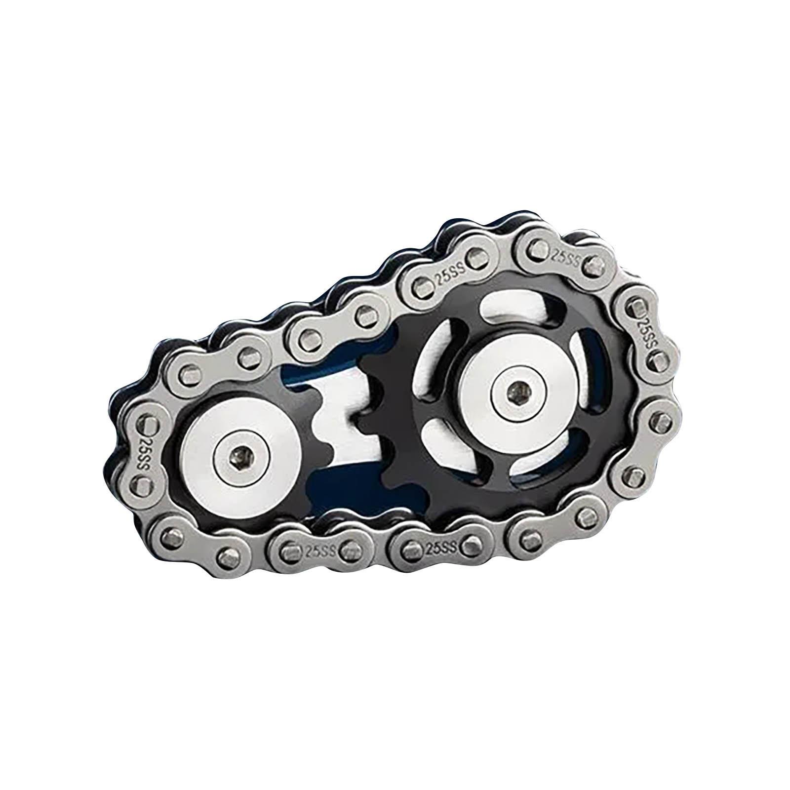 

Зубья цепи, Маховик, Гироскоп на кончике пальца, Механическая скука для взрослых, Времяпровождение, Декомпрессия, Автомобильные цепи, Металлические игрушки One Size чёрный