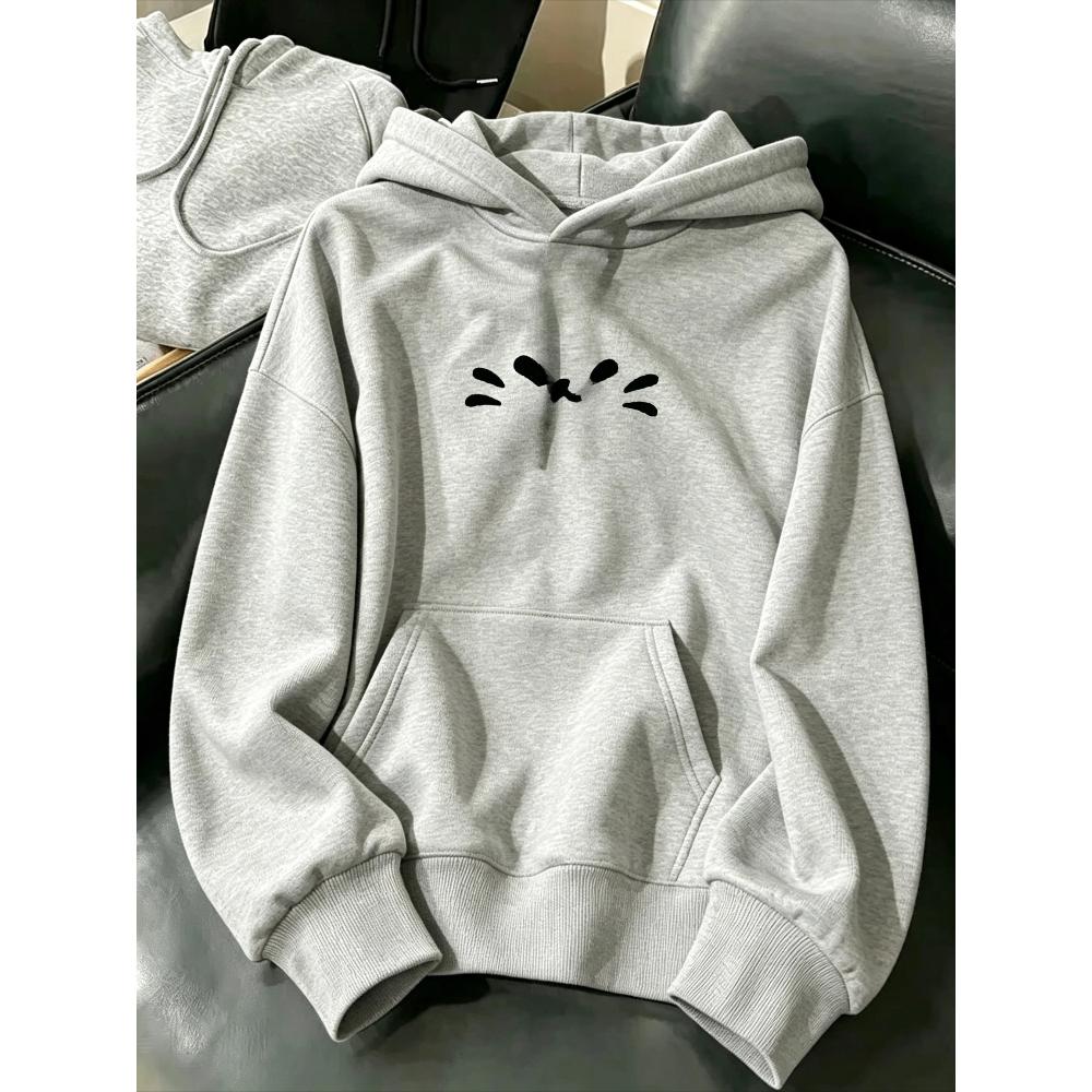 Fashion Versatile Women's Printed Sweatshirt Casual Comfort Hoodie Daily Hoodies Sweatshirts Women’s