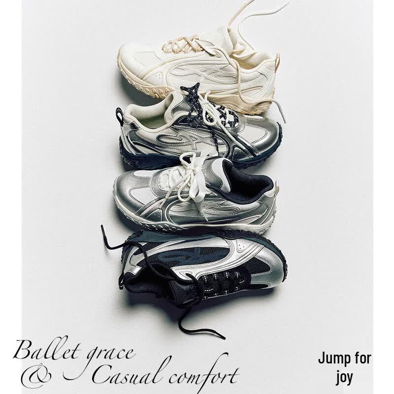 Anta Women s Joyful Ballet Platform Sneakers 38 (Women s 7)