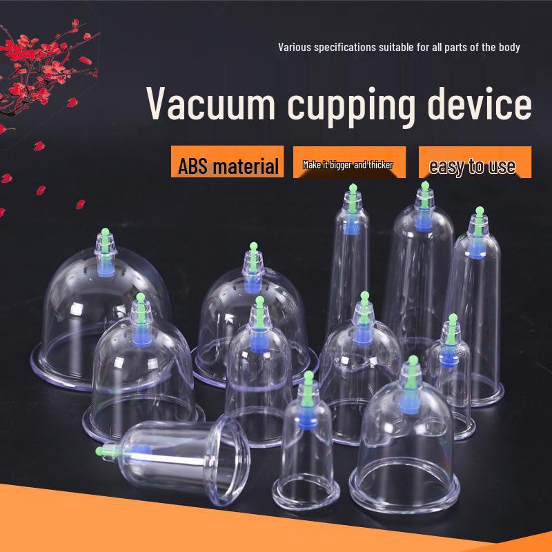 Home Cupping Device: Large Single Can Vacuum Suction Set