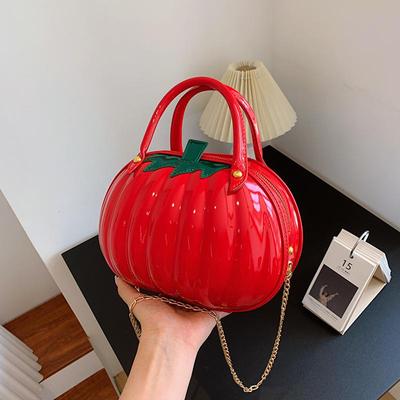 2025 Halloweenowa Torebka Kreskówkowa Dynia - Dziewczęca Okrągła Torebka na Łańcuszku Crossbody