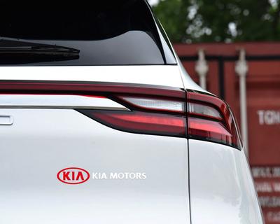 2/4 Piezas Pegatinas para Coche Calcomanía Decorativa de Emblema Trasero para Maletero de Carrocería de Automóvil Para Ceed Sorento Rio Sportage Picanto Optima Cadenza Forte