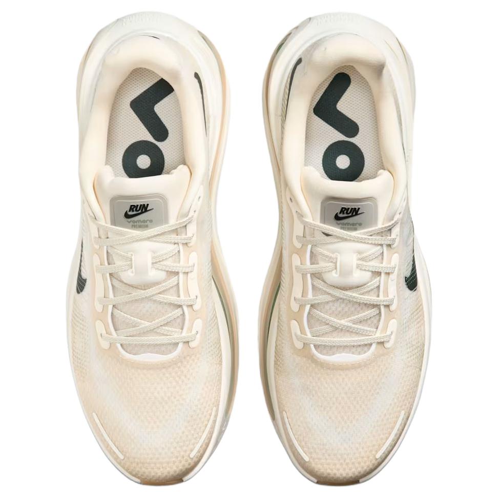 Nike Vomero Premium Abrasion Resistant Breathable Rebound Running Shoes Men's Ivory White HQ2050-106