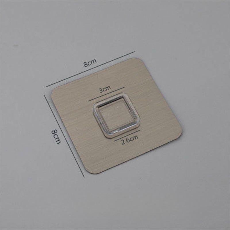 Square Adhesive Buckle without Punching Holes, Waterproof and Moisture-Proof Accessories, Seamless Adhesive Buckle