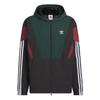 Originals Men's M BLOCK WB Hooded Windbreaker Black Green KC3125