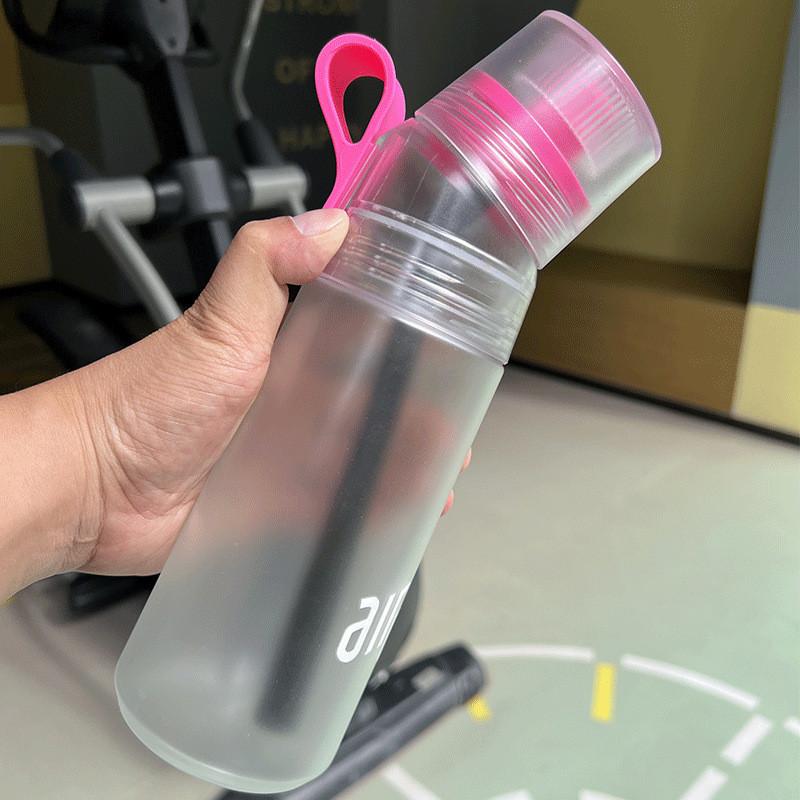Water Bottle With Large Capacity And 3 Flavor Pods For Fitness And Outdoor Use