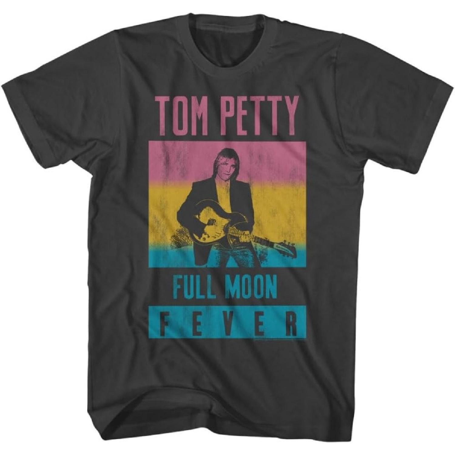 Tom Petty Full Moon Fever Mens Short Sleeve T Shirt Classic Rock 80s Music Vintage Style Graphic Tees S