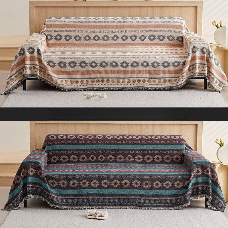 Sofa Towel Abstract Wind Sofa Cover Cloth Non-Slip Sofa Cushion Four Seasons Universal Sofa Cover All-Inclusive Universal Cover