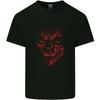 Demon Skull Devil Satan Grim Reaper Gothic Kids T-Shirt Childrens