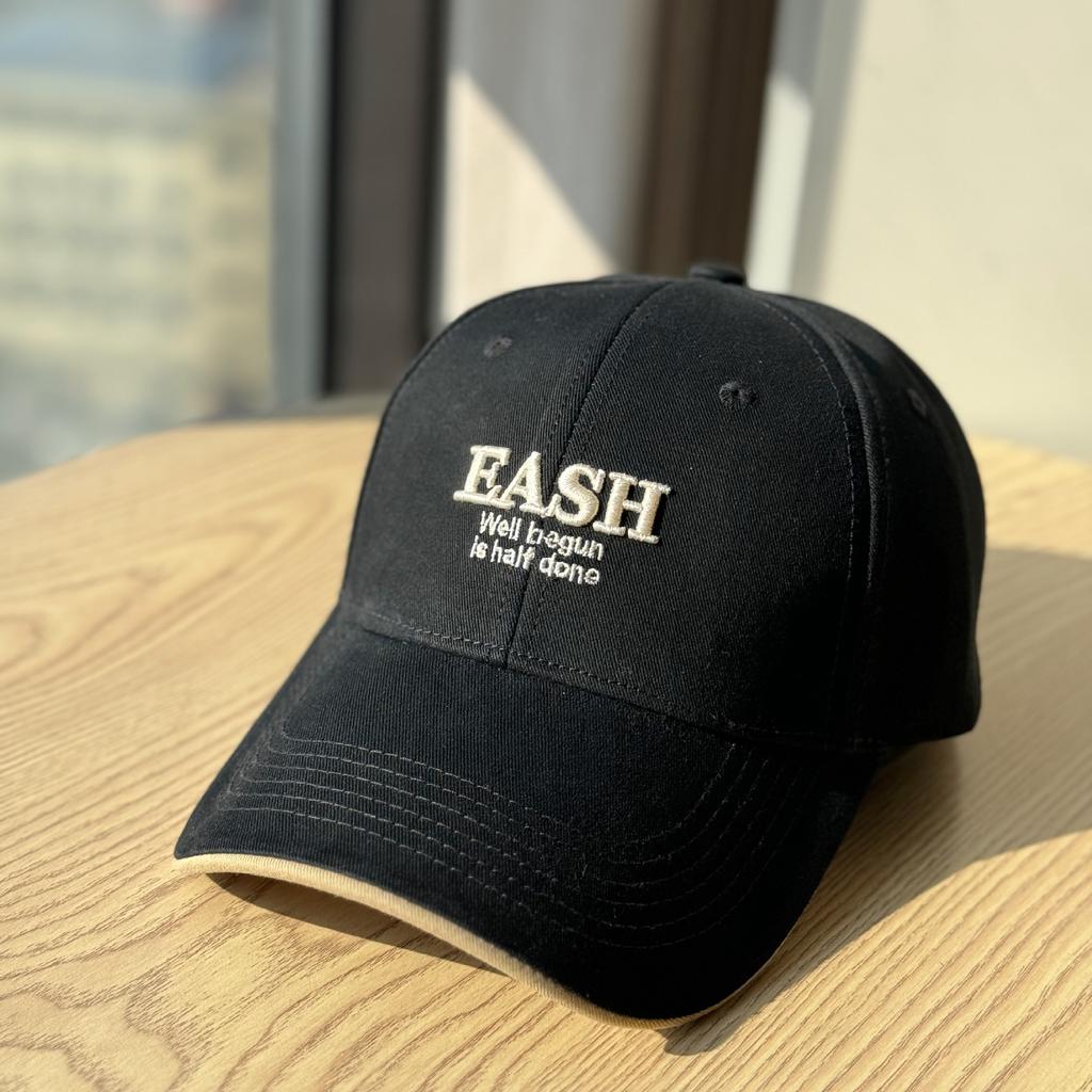 Fashion Hat hat, summer baseball cap, women's face-enhancing small letter embroidered baseball cap, soft top, sun protection, sunshade, spring