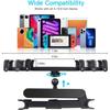 Car Headrest Tablet Mount,Car Back Seat iPad Holder with Foldable Extension Arm,360° Rotating Car Tablet Holder for Kids for iPad Pro, Air, Mini