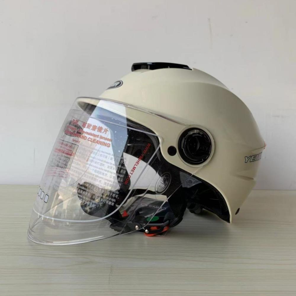 Motorcycle Electric Car Helmet Men's and Women's Sunscreen Caps, Riding Half Helmets