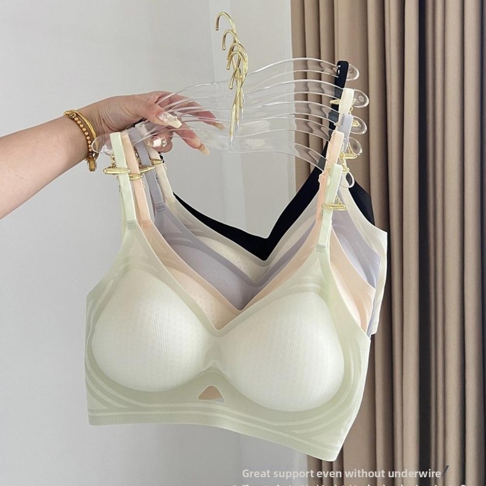 Beauty Back Women's Bra Deep V Seamless Bra Comfortable Push-Up Bra Daily Wear
