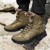 Plus Size 40-48 Winter Men Boots Russian Style Ankle Boots for Men Snow Boots Waterproof Winter Boots