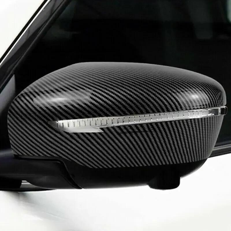 For Nissan Qashqai X-Trail Murano Rogue Pathfinder 2015- Rearview Side Mirror Cover Wing Cap Rear View Case Trim Sticker