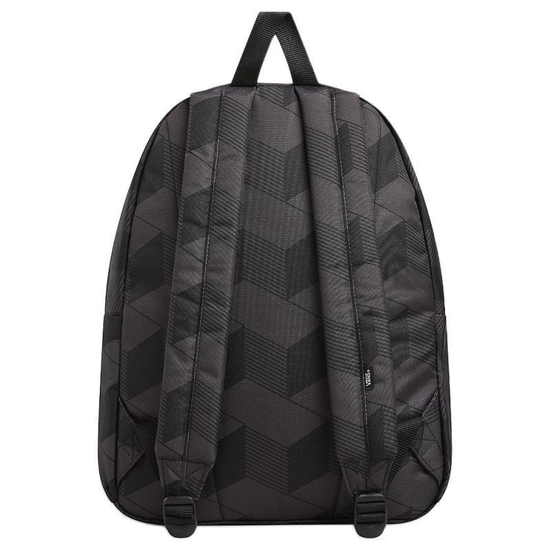 Vans Polyester Backpack Unisex Black Vans VN000H4ZKOU