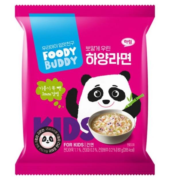 Foodie Buddy White Ramen 80g – Mild Korean Creamy Soup Noodles