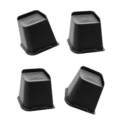 4/6Pcs Bed Risers Nonslip Desk Couch Bottom Elevator Oversized Furniture Risers Heavy Duty Bed Lifts Risers Enduring