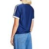 adidas Originals 3 Stripes T Shirt Women's Dark Blue IR7466