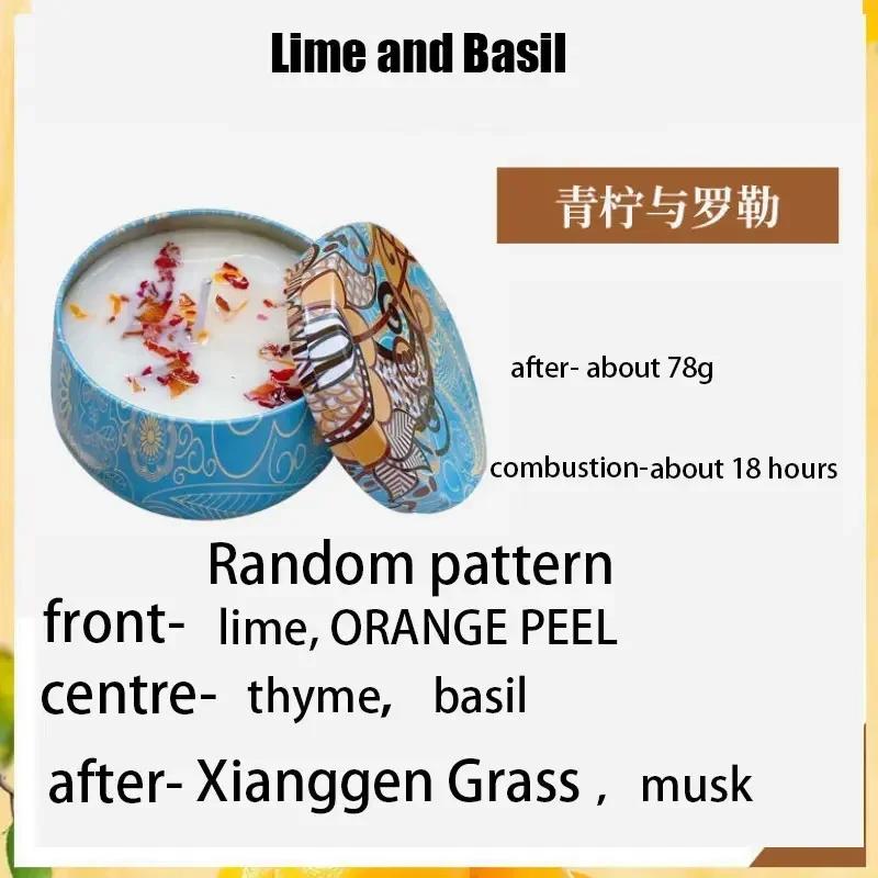 Dried flowers Scented candles DIY Get married creatively Soy candle incense companion gift A little candle for birthday present