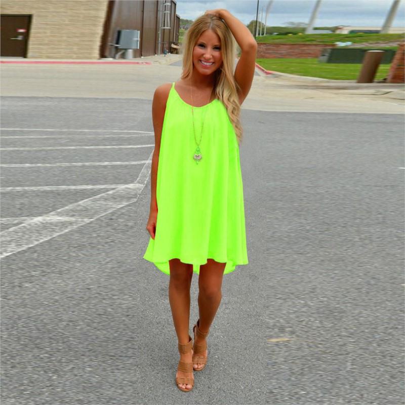 Letní Sexy Šaty Dámské Ležérní Šaty na Ramínka Síťovaná Záda Bez Zad Šifonové Šaty Módní Dovolená Plážové Letní Šaty Mini Šaty Dámské