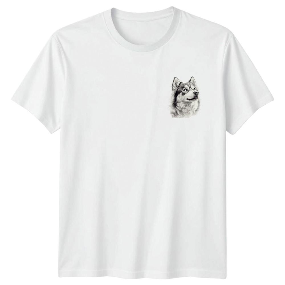 Husky Dog Animals Graphic Tee Unisexs Unisexs Unisex TShirt S
