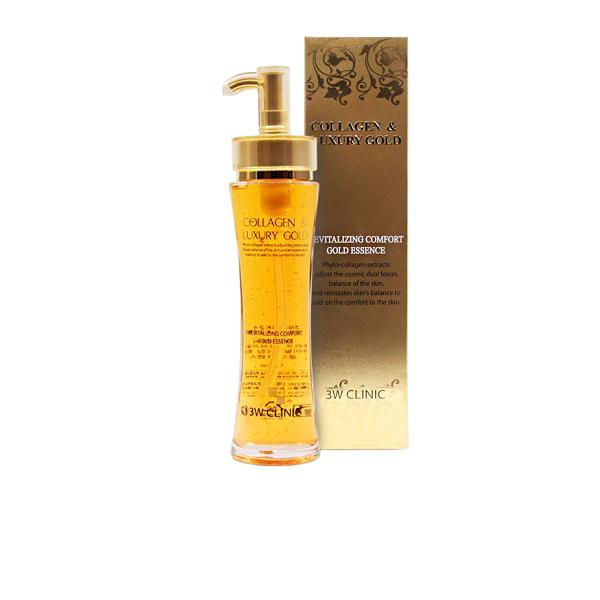 3w Clinic (b5) Collagen & Luxury Gold Revitalisierende Comfort Gold Essence 150 ml