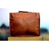 New Brown Vintage Briefcase Satchel Soft Leather Laptop Messenger Shoulder Bag