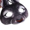 Painted Rabbit Mask Half Face Cosplay Costumes Unisex Props Animal Party Masquerade Halloween Accessories