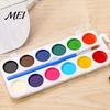 Safe Painting for Kids Watercolor Paint Set, Portable Washable Solid Palette, Bright Drawing Tools Children Colors Pigment Kit, And Beginners