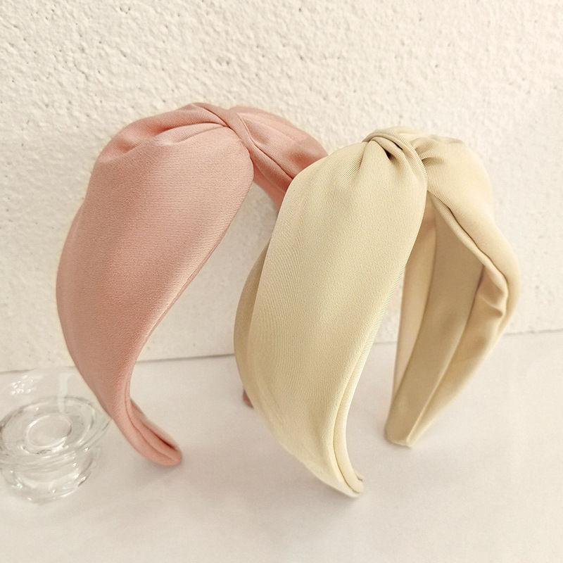 

Ткань Ремесло Женщины Волосы Мода Оголовье Головной Убор Шпилька Сплошной Цвет Галстук Средний Крест