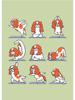 Modern Funny Cute Bulldog Cat Panda Yoga Gesture Poster And Print Canvas Painting Animal Nordic Wall Art Nursery Kidroom Decor