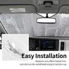 Cartoon Car Sunshade: Windshield Sun Protection & Heat Insulation