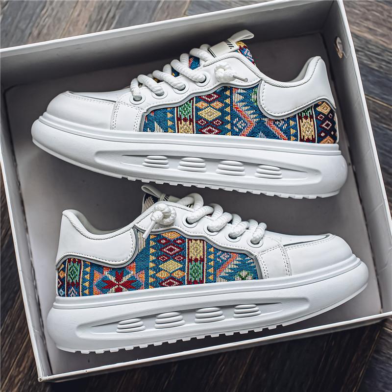 

Men s shoes 2025 new autumn and winter trend thick-soled leisure sports heightened non-slip adolescent student sports trendy shoes men 44