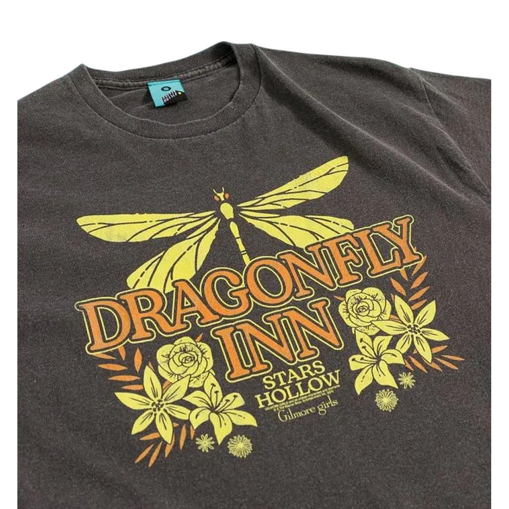 Gilmore Girls Unisex Adult Dragonfly Inn Vintage Washed T-Shirt