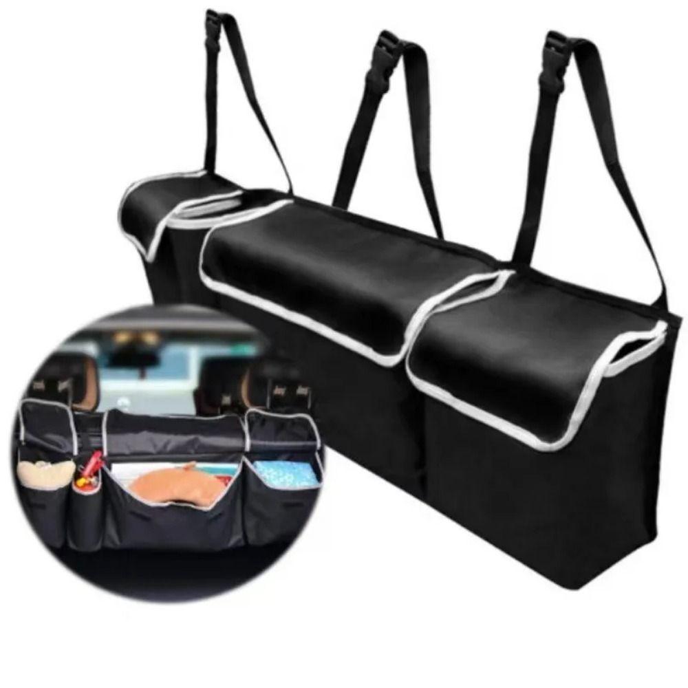 Oxford Cloth Vehicle Organizer Box Multifunctional Car Interior Organizer  Back Seat