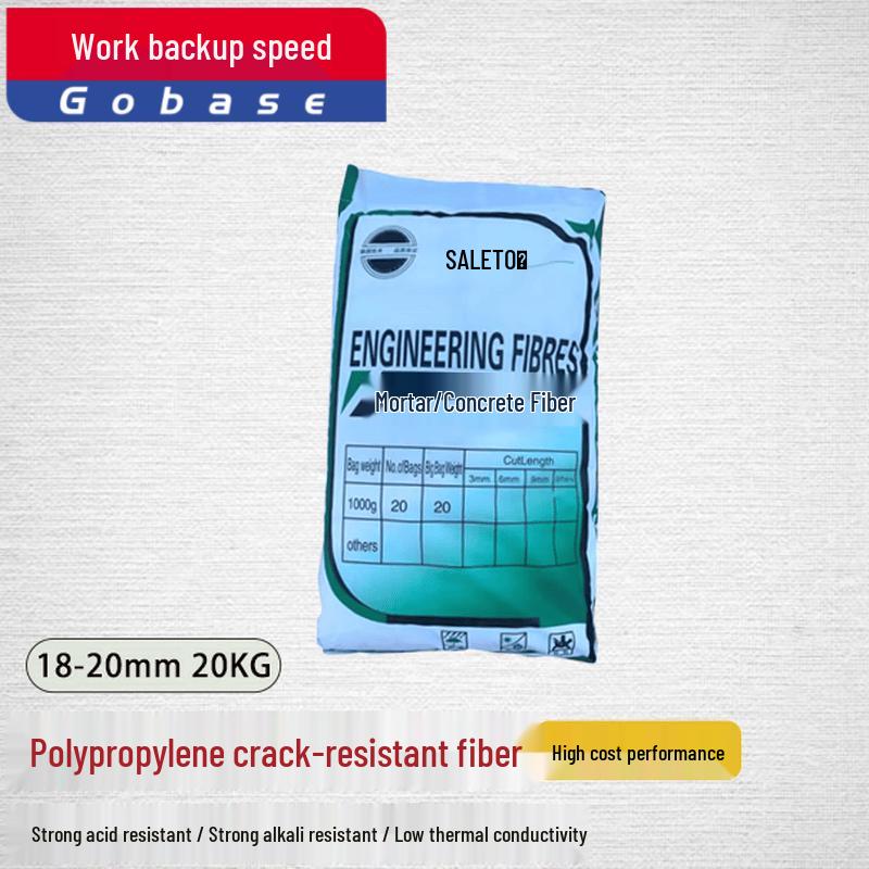 Polypropylene Anti-Crack Concrete Fibers