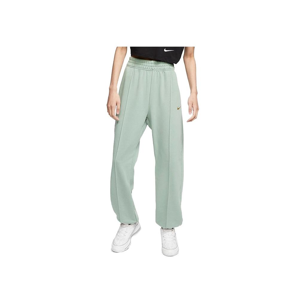Nike Loose Fit Sports Long Pants Women Bottoms Silver-Pine DA0979-352