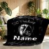 Custom Name Personalized SC Freiburg Print Blanket, Home Decor, Bedroom, Sofa, Camping, Couch, Gifts for Birthday Christmas