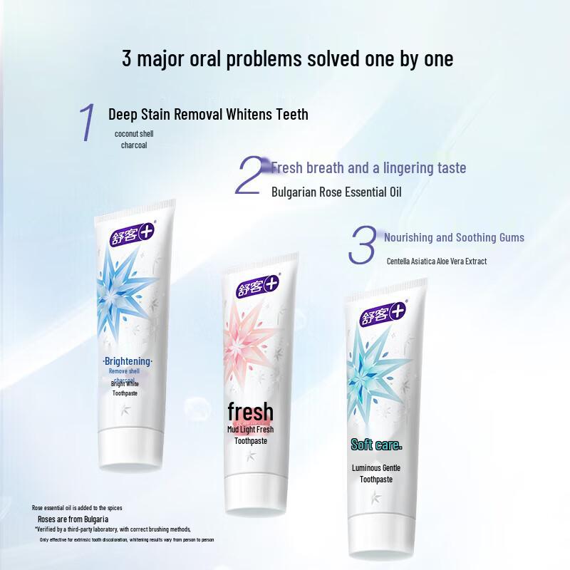 Shuke Whitening & Fresh Breath Toothpaste Series