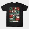 Men Black Print T-shirt Super Large TShirt Haruki Murakami No-Cut Transfer Paper Print Cotton Tshirt