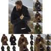Men's Winter Warm Thick Coat Trench With Storm Cuffs And Cozy Lining Inside