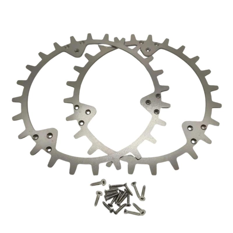 

Wear Resistant Universal Fit Robotic Lawn Mower Wheel Grips High Traction Plastic Studs Easy Installation All Terrains 1